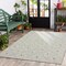 Homeroots 8 x 10 ft. Blue Diamonds Indoor & Outdoor Area Rug 396240 - alternate 6